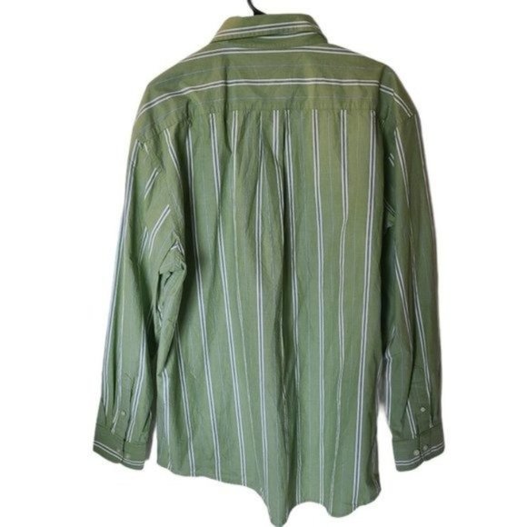 Old Navy Green Striped Shirt Long Sleeve L NWT‎ - Picture 9 of 14